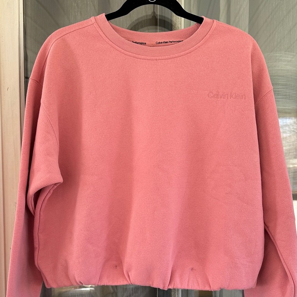 Calvin Klein Performance NWT Rose Pullover Sweatshirt